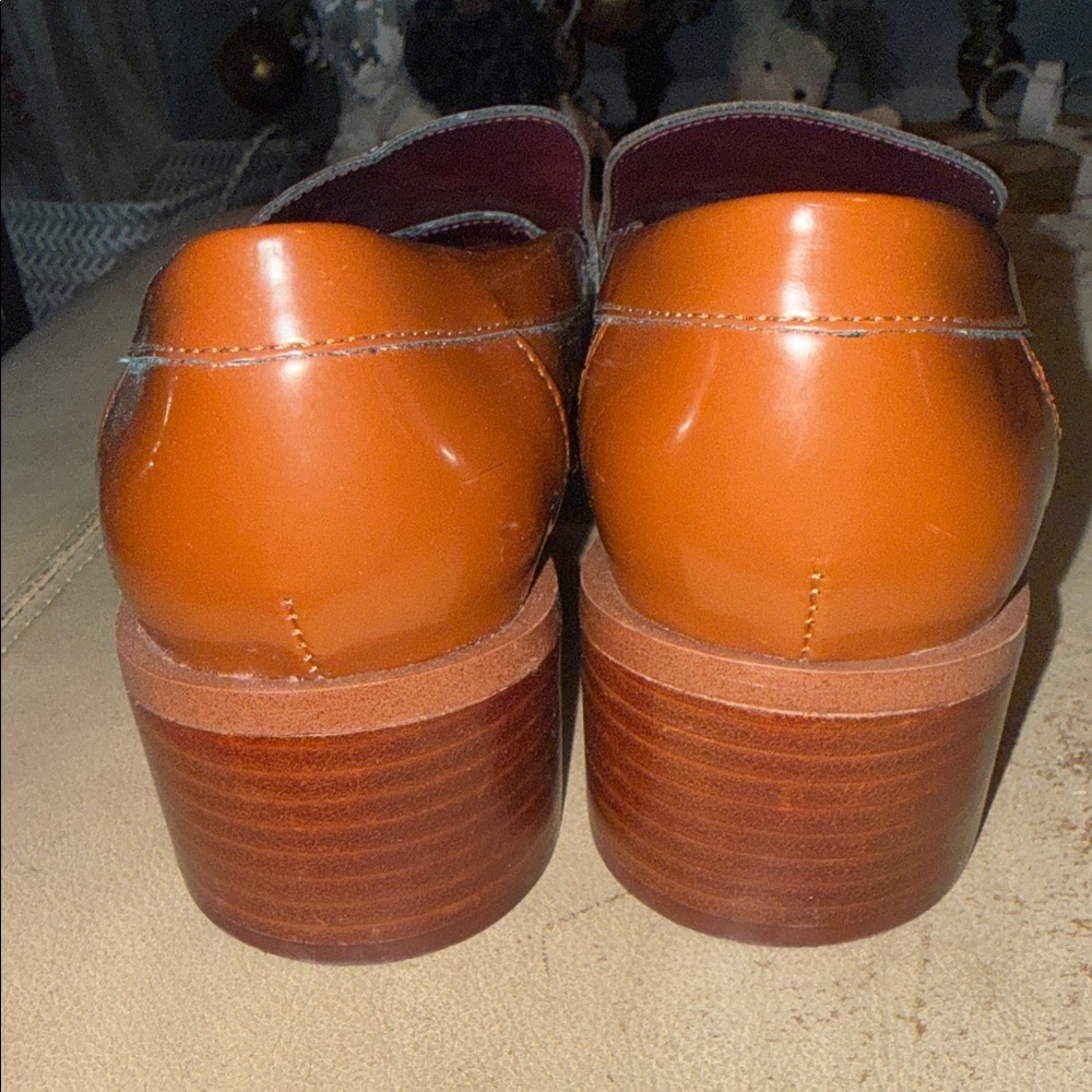 Franco Sarto Tan Tassel Loafers - Picture 2 of 8